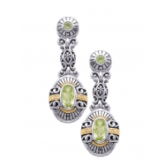 Picture of Alesandro Menegati 14K Accented Sterling Silver Multi Gemstones Earrings