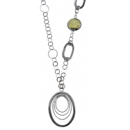 Picture of Alesandro Menegati 18K Accented Sterling Silver Lemon Quartz Necklace
