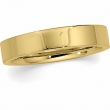 10K Yellow Gold Flat Comfort Fit Band