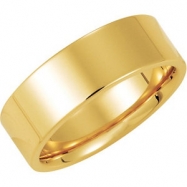 Picture of 14K Yellow Gold Flat Comfort Fit Band