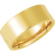 Picture of 14K Yellow Gold Flat Comfort Fit Band