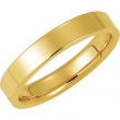 18K Yellow Gold Flat Comfort Fit Band