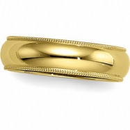Picture of 14K Yellow Gold Milgrain Band