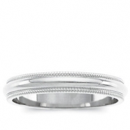 Picture of 14K White Gold Milgrain Band