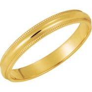 Picture of 10K Yellow Gold Milgrain Band