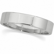 Picture of 14K White Gold Flat Band