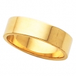 14K Yellow Gold Flat Band