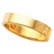 14K Yellow Gold Flat Band