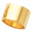 14K Yellow Gold Flat Band
