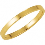 Picture of 14K Yellow Gold Flat Band