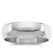 Picture of 14K White 05.00 MM Light Half Round Band