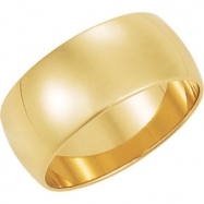 Picture of 14K Yellow Gold Light Half Round Band