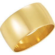 Picture of 14K Yellow Gold Light Half Round Band