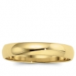 14K Yellow 04.00 MM Light Half Round Band