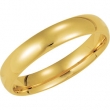 14K Yellow Gold Light Comfort Fit Band