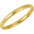14K Yellow Gold Light Comfort Fit Band