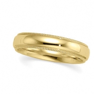 Picture of 14K Yellow Gold Light Comfort Fit Milgrain Ban