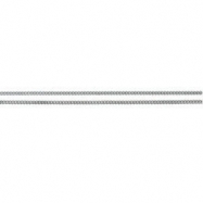 Picture of Sterling Silver 24.00 Inch Continuous Solid Curb Link Flat Chain