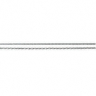 Picture of Sterling Silver 24.00 Inch Continuous Solid Curb Link Flat Chain