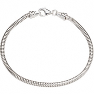 Picture of Sterling Silver 07.00 Inch Kera Snake Bracelet
