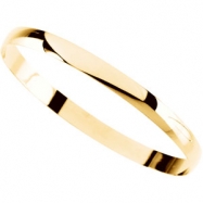 Picture of 14K Yellow Gold Half Round Bracelet
