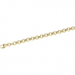 14K Yellow Gold 7 Inch Solid Rolo Bracelet