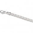 Sterling Silver 7 INCH Solid Wheat Chain