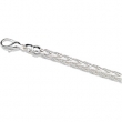 Sterling Silver 16 INCH Solid Wheat Chain