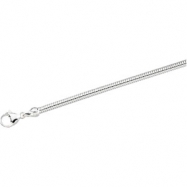 Picture of Sterling Silver 20 INCH ROUND Solid Round Snake Chain