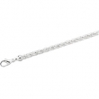 Sterling Silver 7 INCH Solid Wheat Chain