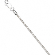 Picture of Sterling Silver 16 INCH Solid Diamond Cut Wheat Chain