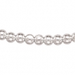 Sterling Silver 7 INCH Hollow Bead Chain