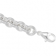 Sterling Silver 8 INCH ROUND Solid Cable Round Chain