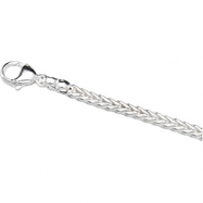 Picture of Sterling Silver 16 INCH Solid Foxtail Chain