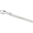 Sterling Silver 16 INCH Solid Foxtail Chain