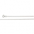 14K White 18.00 INCH ROLO CHAIN WITH SPRING RING Rolo Chain With Spring Ring