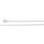 Picture of Sterling Silver 16 INCH Rolo Chain With Spring Ring