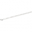 Sterling Silver 7 INCH Figaro Chain W/ Lobster Clasp