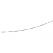 Picture of Sterling Silver 7 INCH Bead Chain With Spring Ring