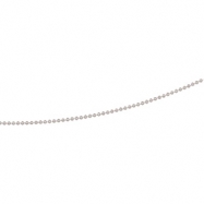 Picture of Sterling Silver 7 INCH Bead Chain With Spring Ring