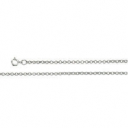 Picture of 14K Rose 20.00 INCH ROLO CHAIN W/SPRING RING Rolo Chain W/spring Ring