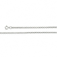 Picture of Sterling Silver 18 INCH Rolo Chain Wth Spring Ring