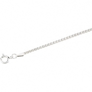 Picture of Sterling Silver 16 INCH Popcorn Chain With Spring Ring
