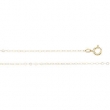 14K Yellow 20 INCH Lasered Titan Gold Curb Chain