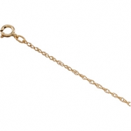 Picture of 14K White 24 INCH;P;LASERED TITAN GOLD ROPE CHAIN Lasered Titan Gold Rope Chain