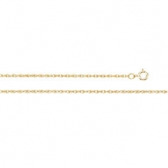 Picture of 14K White 20 INCH LASERED TITAN GOLD ROPE CHAIN Lasered Titan Gold Rope Chain