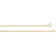 Picture of 14K White 24 INCH LASERED TITAN GOLD ROPE CHAIN Lasered Titan Gold Rope Chain