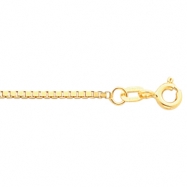 Picture of 14K Yellow 20 INCH Solid Box Chain