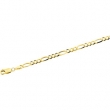 14K Yellow 16 INCH Figaro Chain
