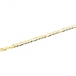 14K Yellow 8 INCH Solid Figaro Chain